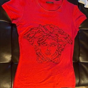 Red Versace t-shirt